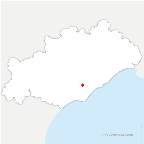 carte de localisation de Florensac