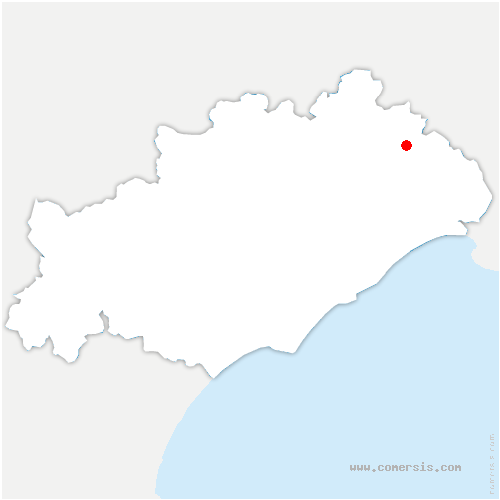 carte de localisation de Fontanès