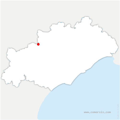 carte de localisation de Graissessac