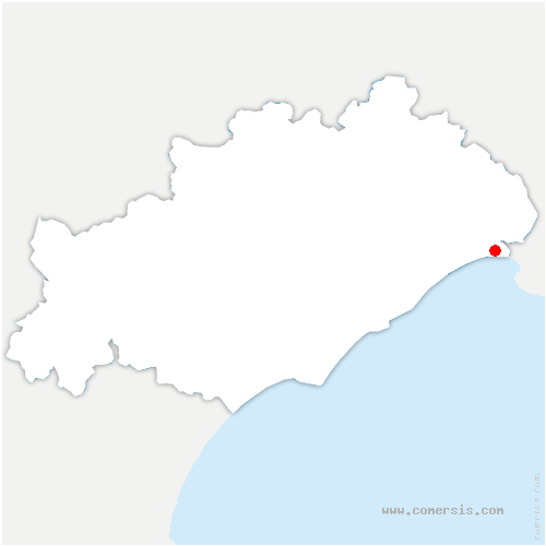 carte de localisation de Grande-Motte