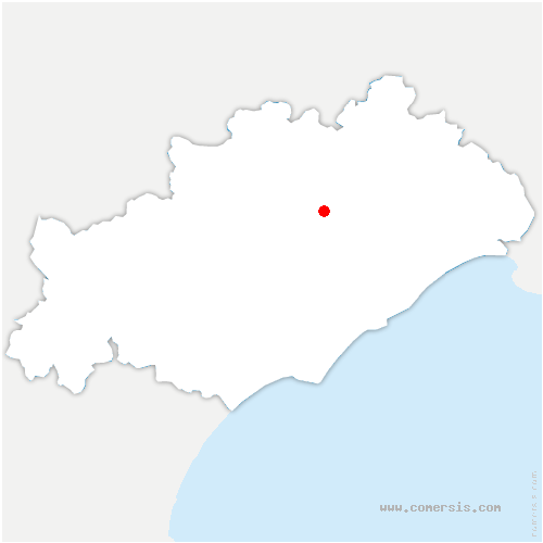 carte de localisation de Lagamas