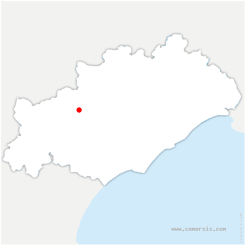 carte de localisation de Lamalou-les-Bains