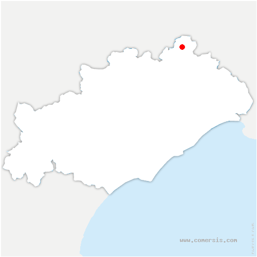 carte de localisation de Laroque