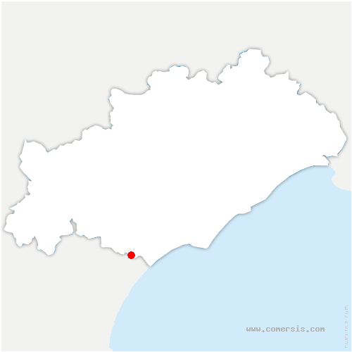carte de localisation de Lespignan