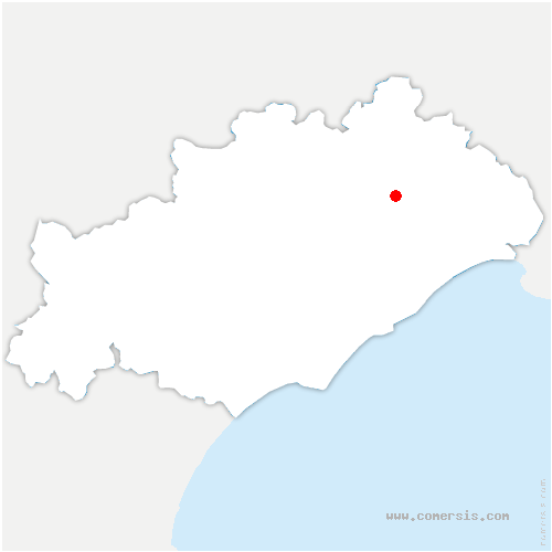 carte de localisation de Lézignan-Corbières