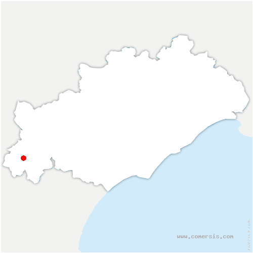 carte de localisation de Livinière