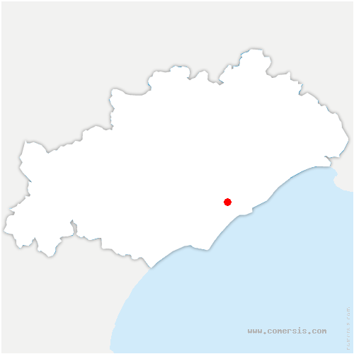 carte de localisation de Mèze