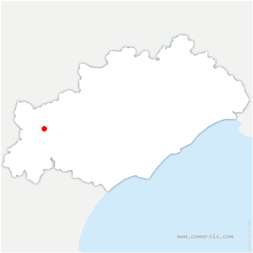 carte de localisation de Montdardier