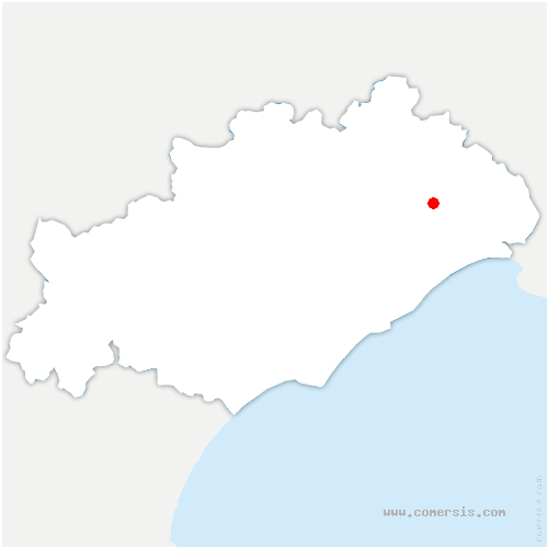 carte de localisation de Montferrier-sur-Lez