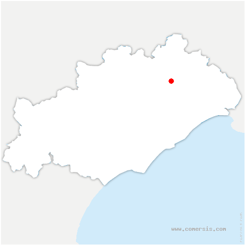 carte de localisation de Paraza