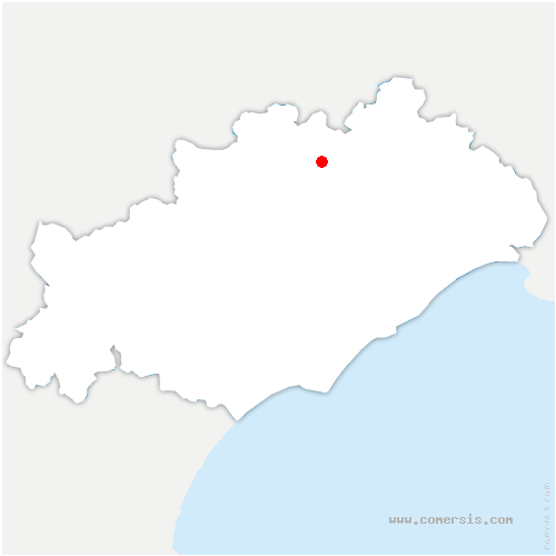 carte de localisation de Peyriac-Minervois