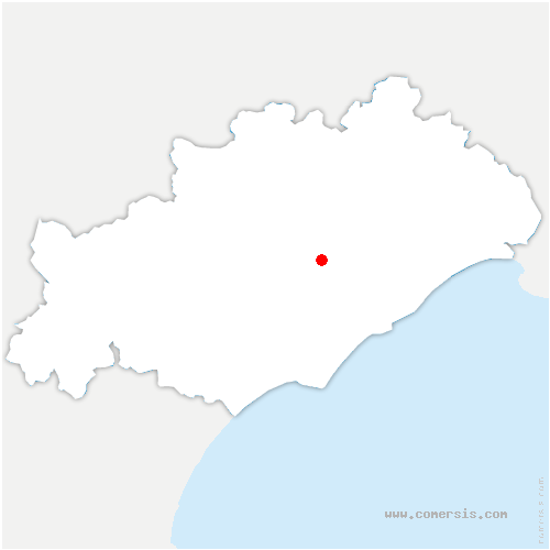 carte de localisation de Plaissan