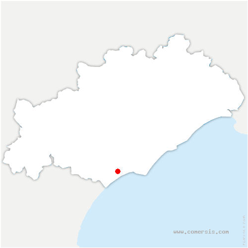carte de localisation de Portiragnes