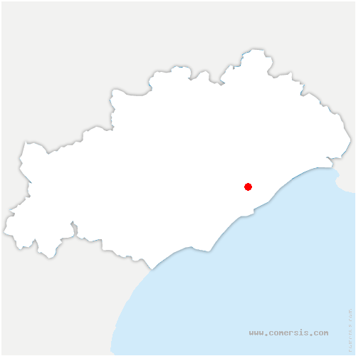 carte de localisation de Poussan