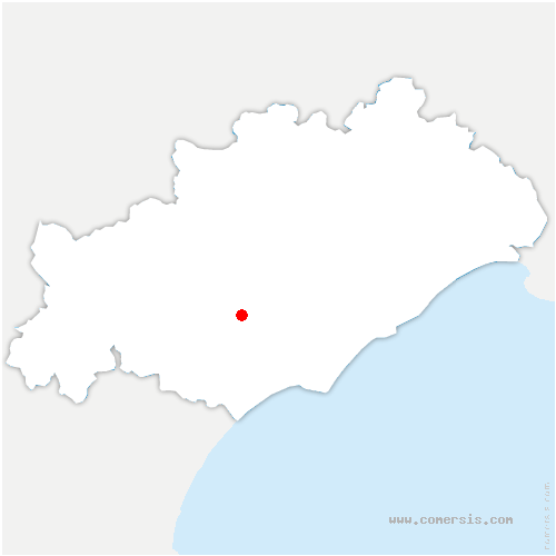 carte de localisation de Puissalicon
