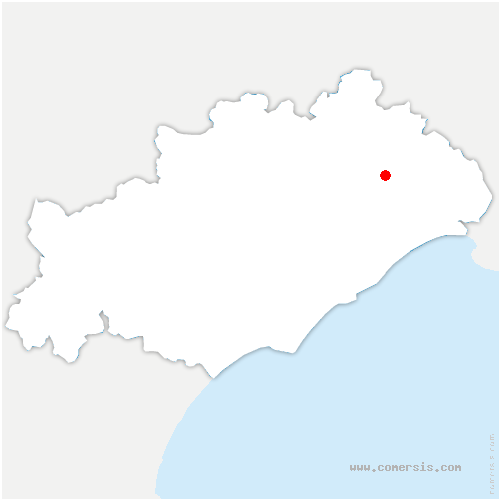 carte de localisation de Raissac-d'Aude