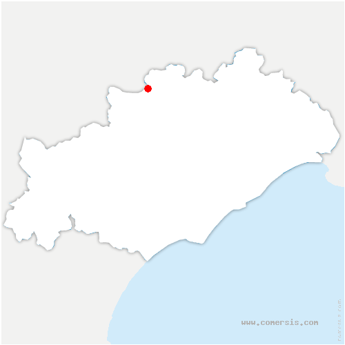 carte de localisation de Romiguières