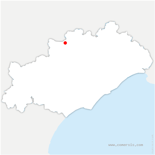 carte de localisation de Roqueredonde