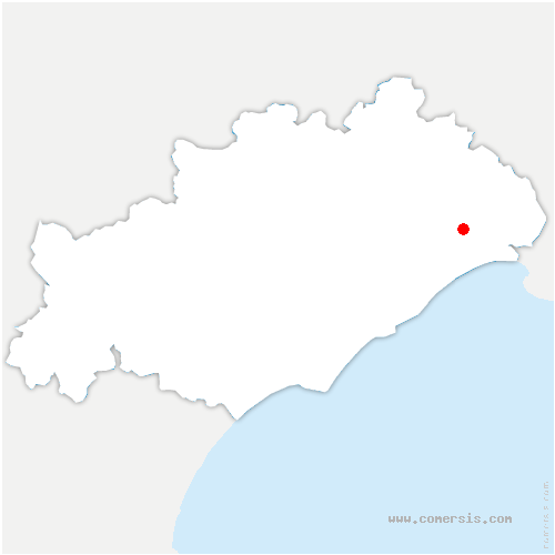 carte de localisation de Saint-Aunès