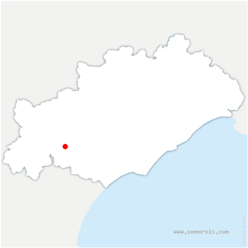 carte de localisation de Saint-Chinian