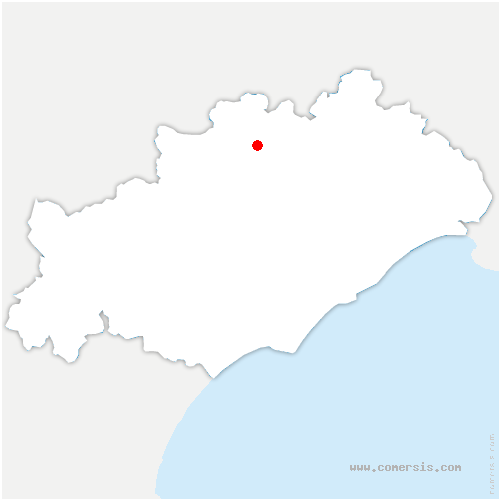 carte de localisation de Saint-Étienne-de-Gourgas