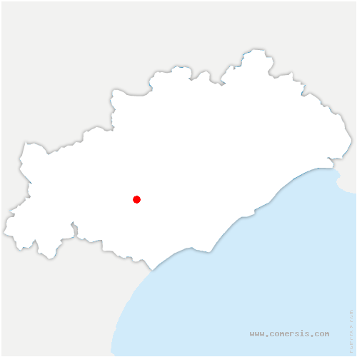 carte de localisation de Saint-Geniès-de-Fontedit