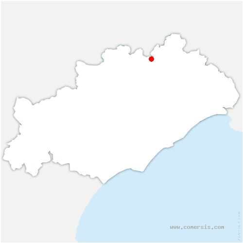 carte de localisation de Saint-Jean-de-Buèges
