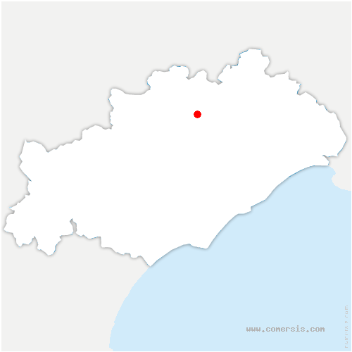 carte de localisation de Saint-Privat