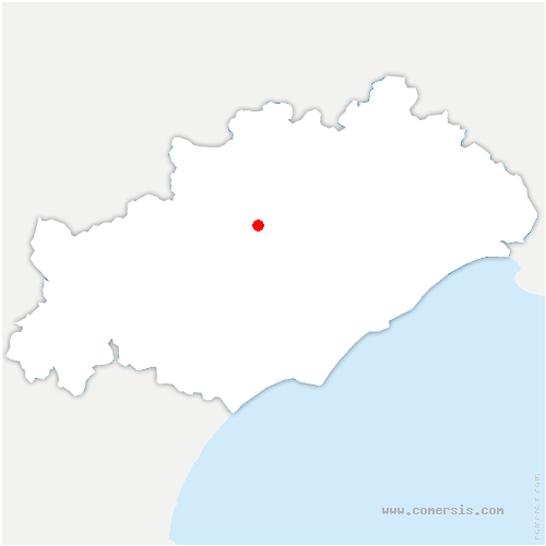 carte de localisation de Salasc
