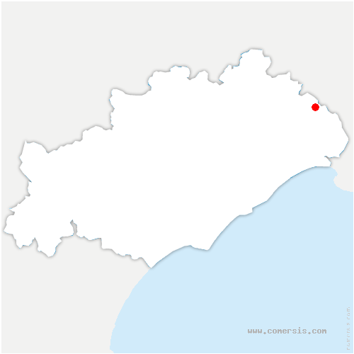 carte de localisation de Saussines