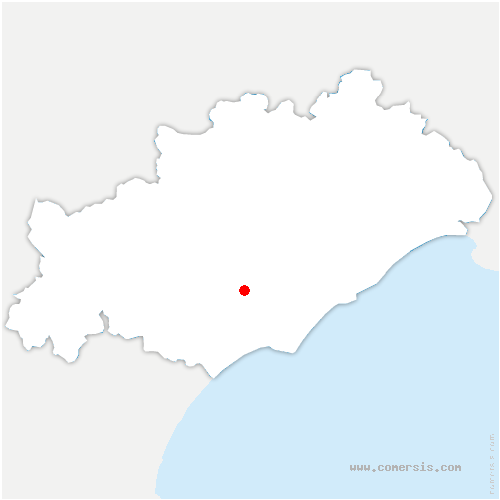 carte de localisation de Servian