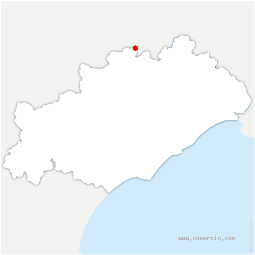 carte de localisation de Sorbs