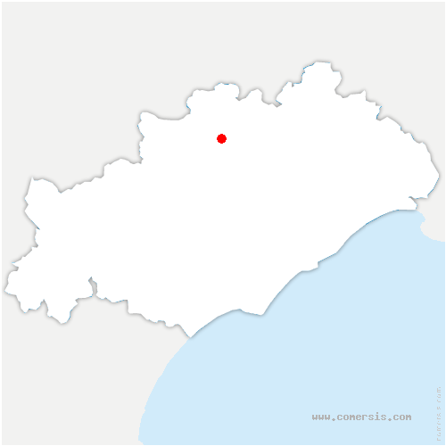 carte de localisation de Soubès