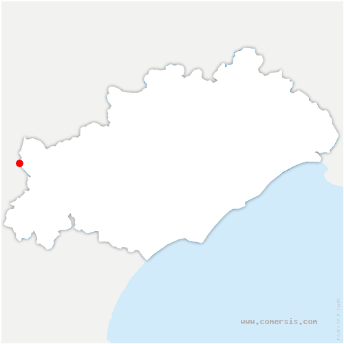 carte de localisation de Soulié