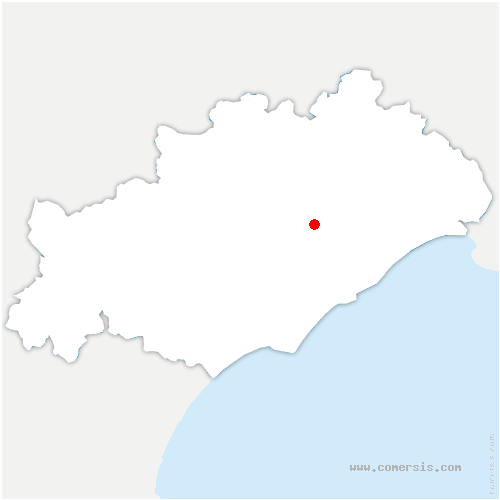 carte de localisation de Vendémian