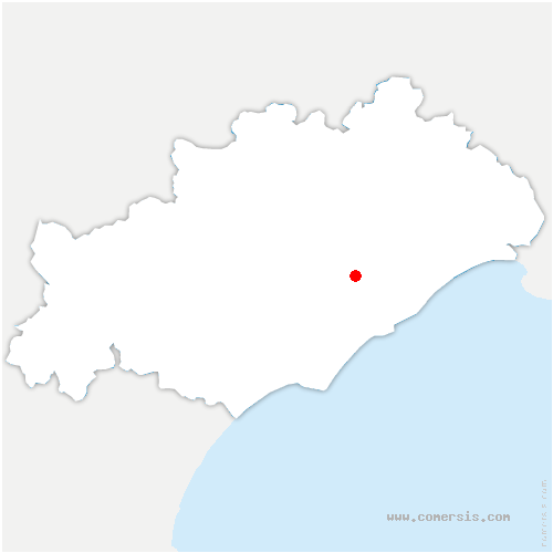 carte de localisation de Villeveyrac