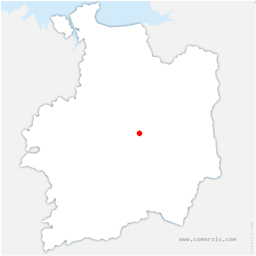 carte de localisation de Acigné