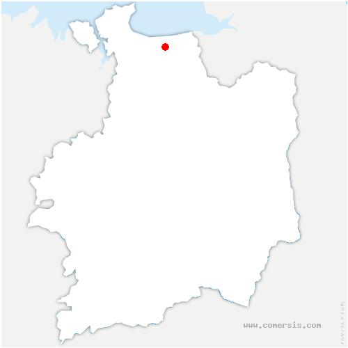 carte de localisation de Baguer-Pican