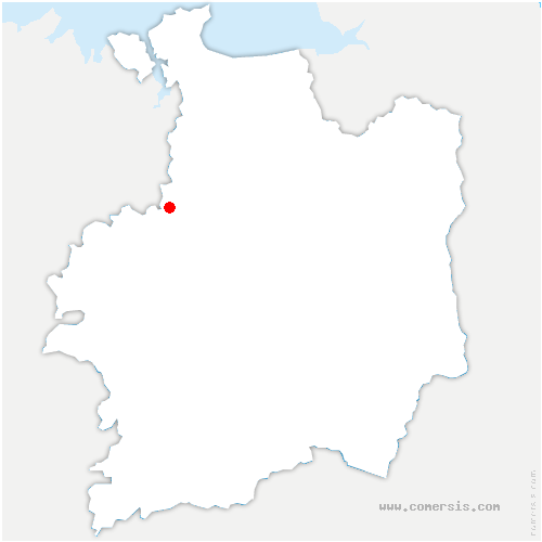 carte de localisation de Bécherel