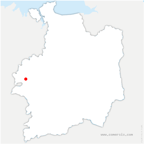 carte de localisation de Bléruais