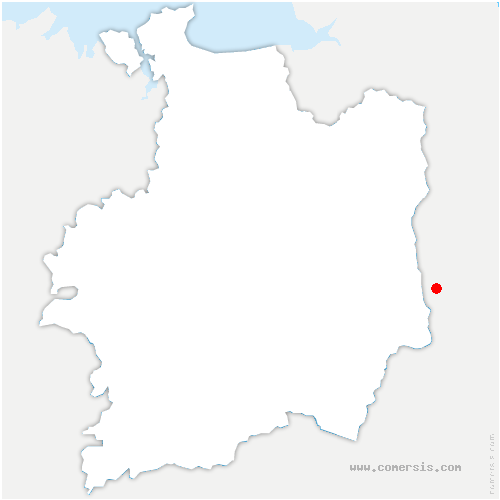 carte de localisation de Bobital