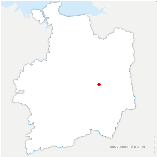 carte de localisation de la Bouëxière
