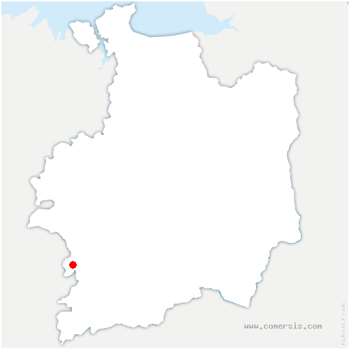 carte de localisation de Brulais