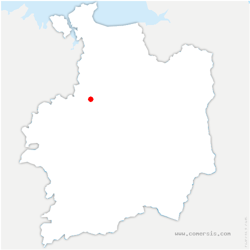 carte de localisation de Chapelle-Chaussée