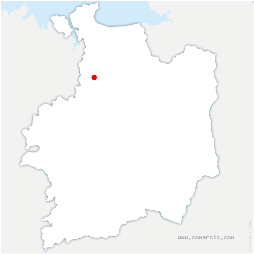 carte de localisation de la Chapelle-aux-Filtzméens