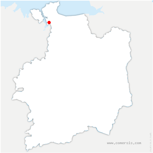 carte de localisation de Châteauneuf-d'Ille-et-Vilaine