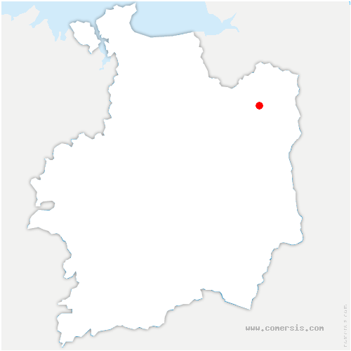 carte de localisation de Châtellier