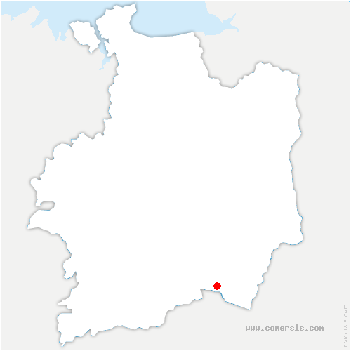 carte de localisation de Coësmes