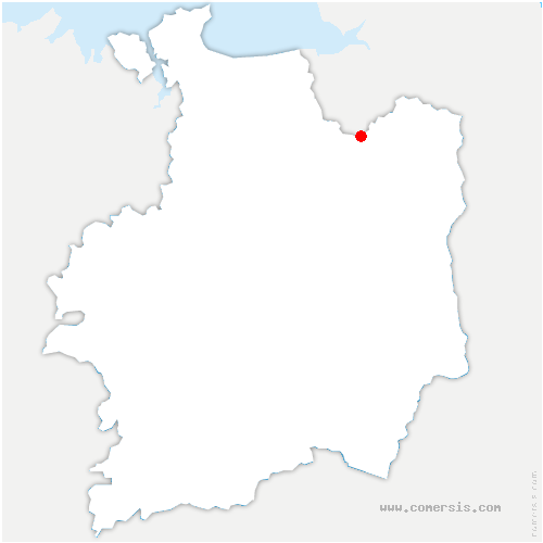 carte de localisation de Coglès