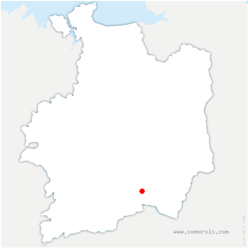 carte de localisation de Couyère